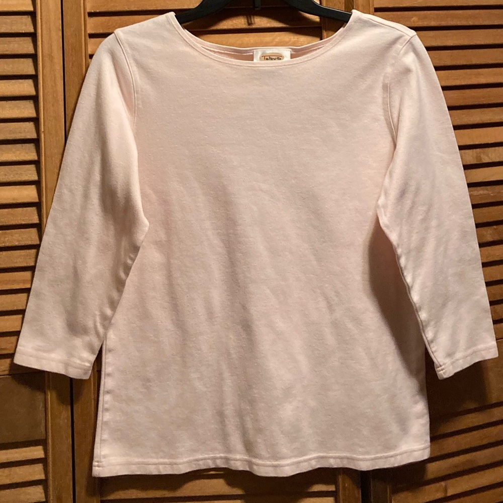 Talbots Pink Knit Top